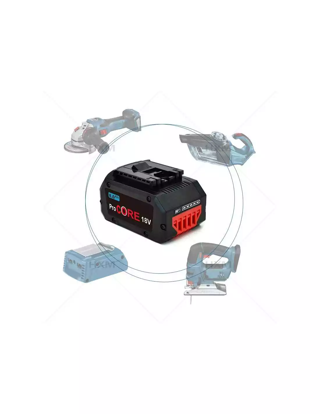 TPCELL 8AH/10AH For BOSCH Professional 18V 21700 Battery ProCORE